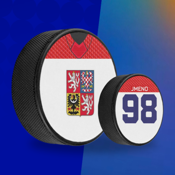 Jersey puck - Česko MS 2024/25  (AWAY)
