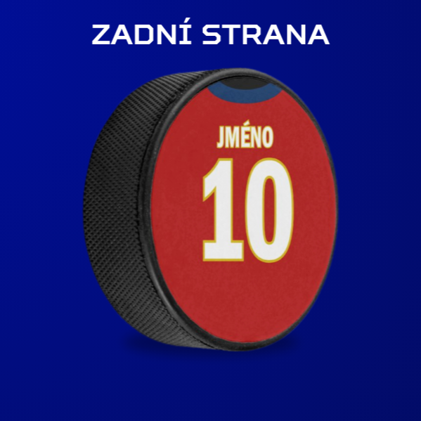 Jersey puck - Česko EHT 2024/25  (AWAY)