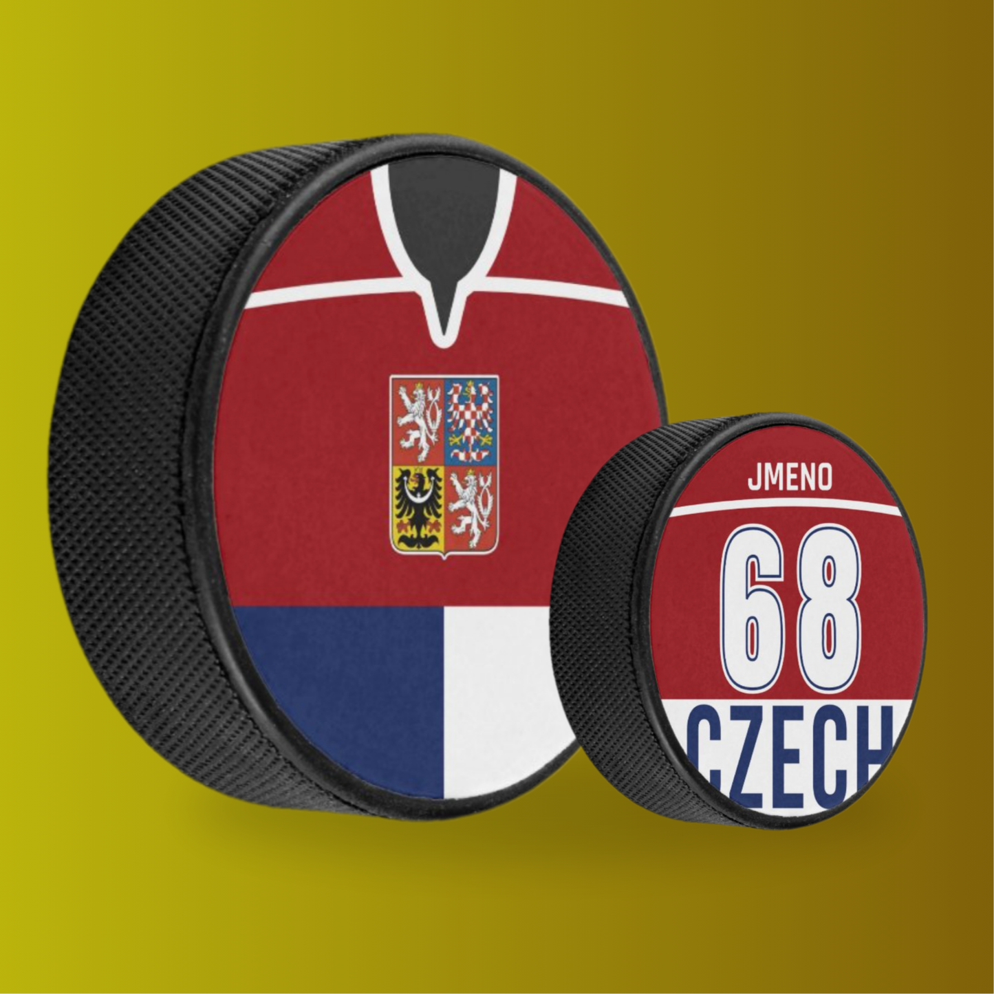 Jersey puck - Česko NAGANO 1998  (AWAY)